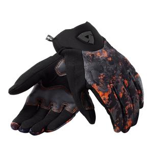 Guantes de moto Revit Continent negro-naranja