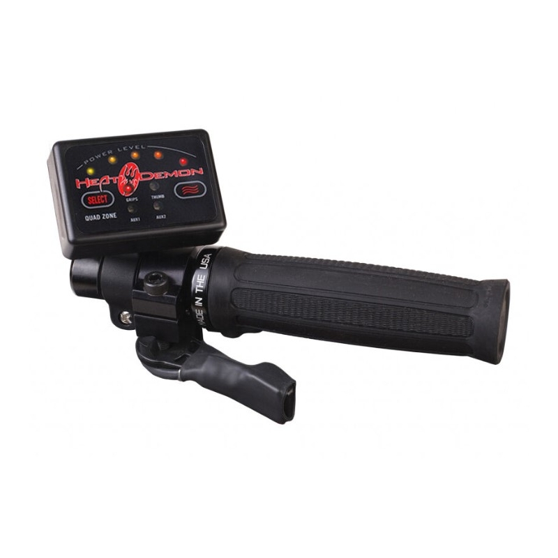 Puños calefactables SYMTEC ATV Clamp On Quad Zone negro