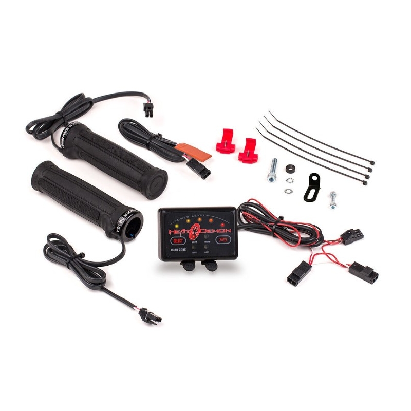 Puños calefactables SYMTEC ATV Clamp On Quad Zone negro
