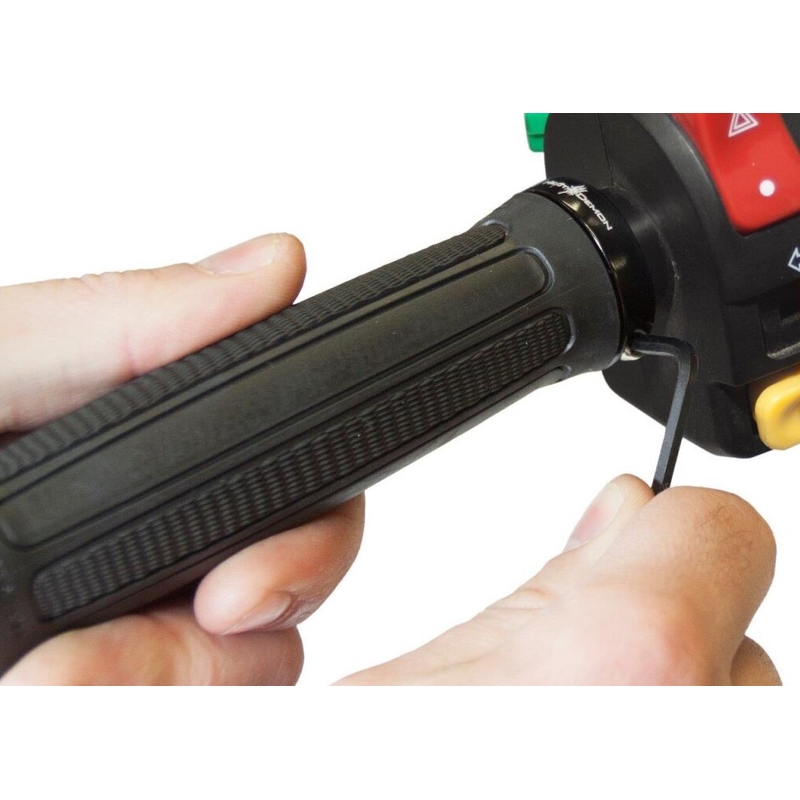 Puños calefactables SYMTEC ATV Clamp On High/Low RR negro