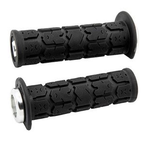 Puños ODI ROGUE ATV LOCK-ON V2.1 125mm negro-plata