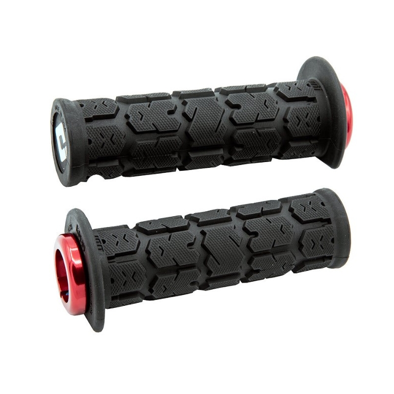 Puños ODI ROGUE ATV LOCK-ON V2.1 125mm negro-rojo
