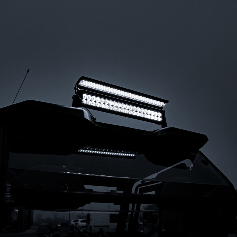 Rampa de luces LED con cubierta BARRA DE LUZ LED SHARK 21,5", 6D CON CUBIERTA LED, 120W