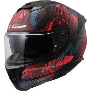Casco integral de moto LS2 FF808 Stream II Jungle Negro-Rosa-Azul