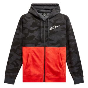 Alpinestars Camo Block Hoodie gris camo-rojo fluo