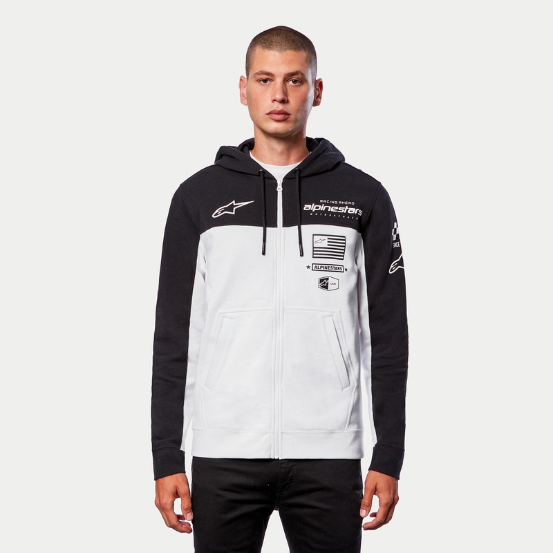 Alpinestars H Block Hoodie blanco y negro