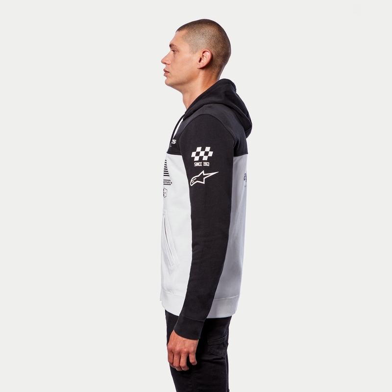 Alpinestars H Block Hoodie blanco y negro