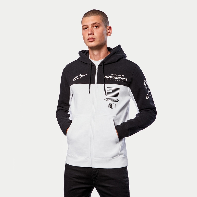 Alpinestars H Block Hoodie blanco y negro