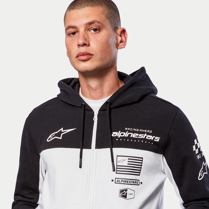 Alpinestars H Block Hoodie blanco y negro