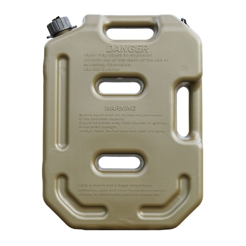 Bidón de plástico SHARK 10 L con válvula de ventilación verde