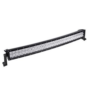 BARRA DE LUZ LED SHARK 30", CURVA, 180W, R 810 MM - 5D