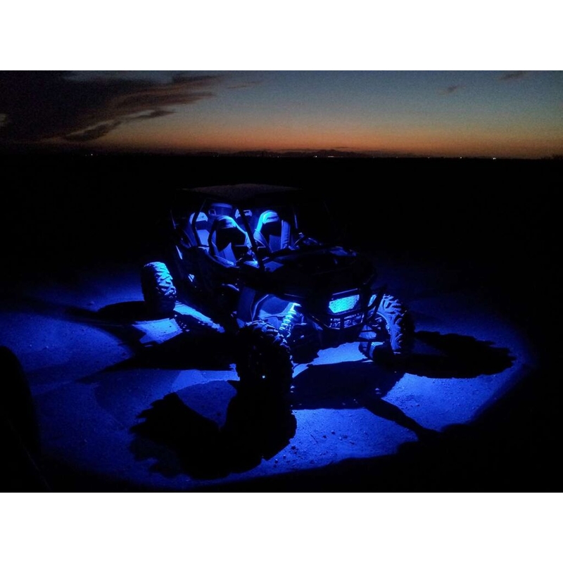 SHARK LED LIGHT, RGB, MULTICOLOR, CONTROL BLUETOOTH, JUEGO DE 4 UNIDADES