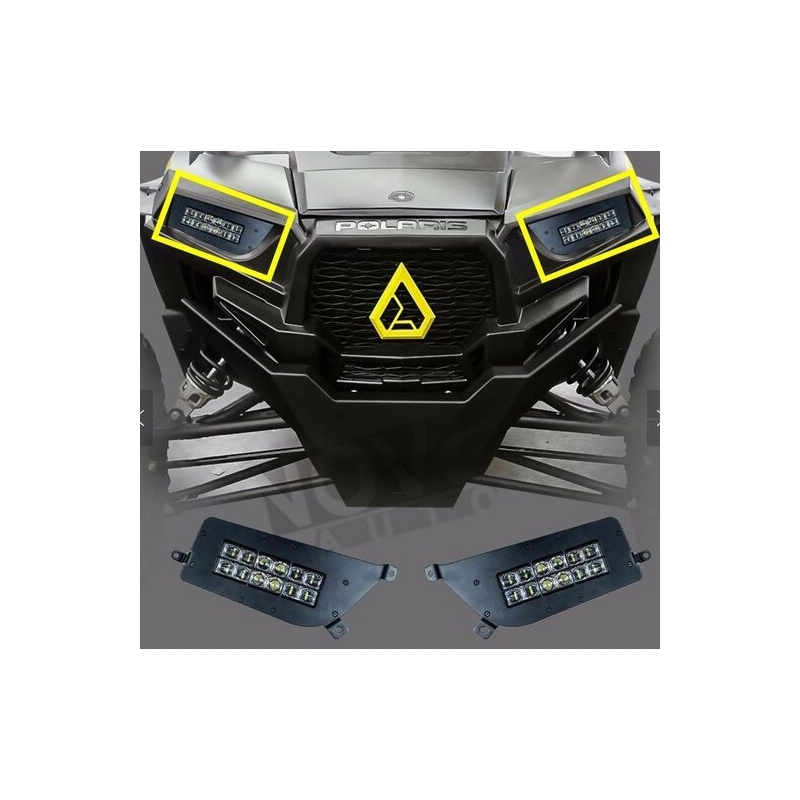 Faros LED FAROS LED SHARK PARA POLARIS ATV, UTV CON LUZ DE FONDO, 2KS