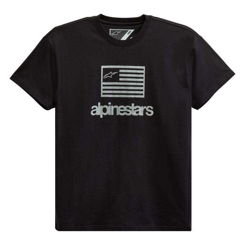 Alpinestars Flag Tee blanco y negro