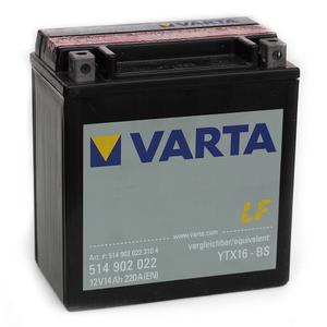 Batería sin mantenimiento VARTA YTX16-4/YTX16-BS 12V/14Ah