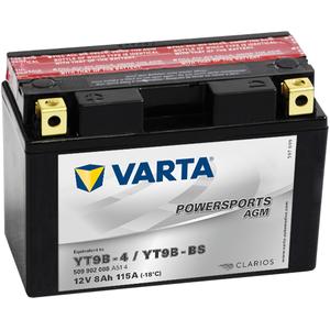 Batería sin mantenimiento VARTA YT9B-4/YT9B-BS 12V/8Ah