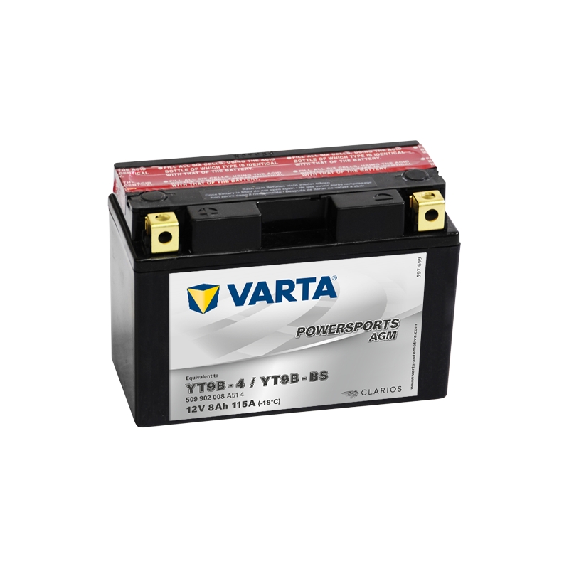 Batería sin mantenimiento VARTA YT9B-4/YT9B-BS 12V/8Ah