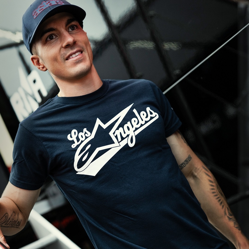 Camiseta Alpinestars Los Angeles negra