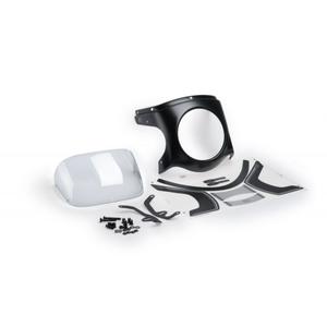 UNI plexi PUIG SEMI-FAIRING karbonový vzhled průhledný