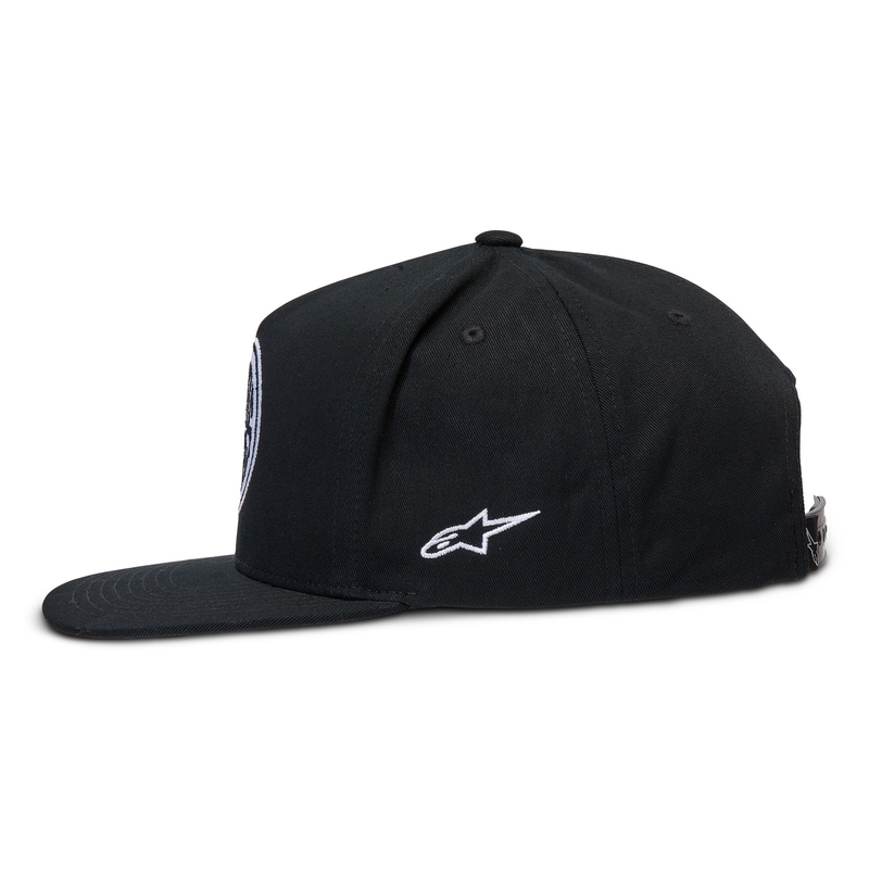 Gorra Alpinestars Circle negra y blanca