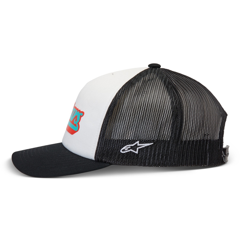Alpinestars Delivery Gorra Trucker blanca y negra