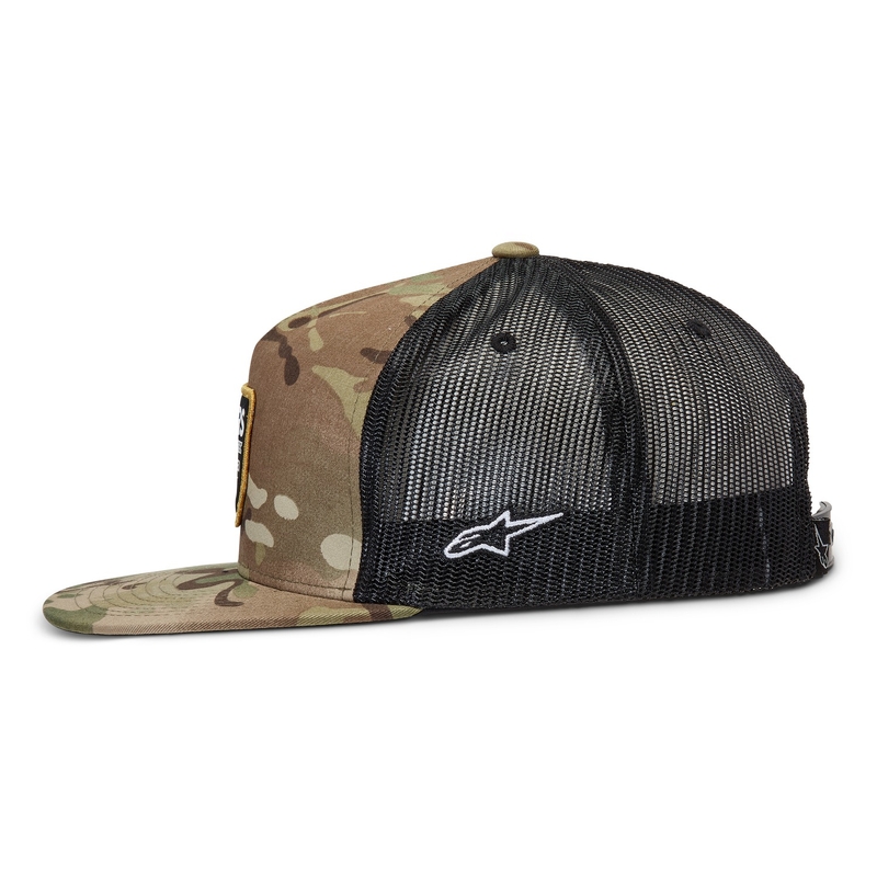 Gorra Covert Trucker verde-negro
