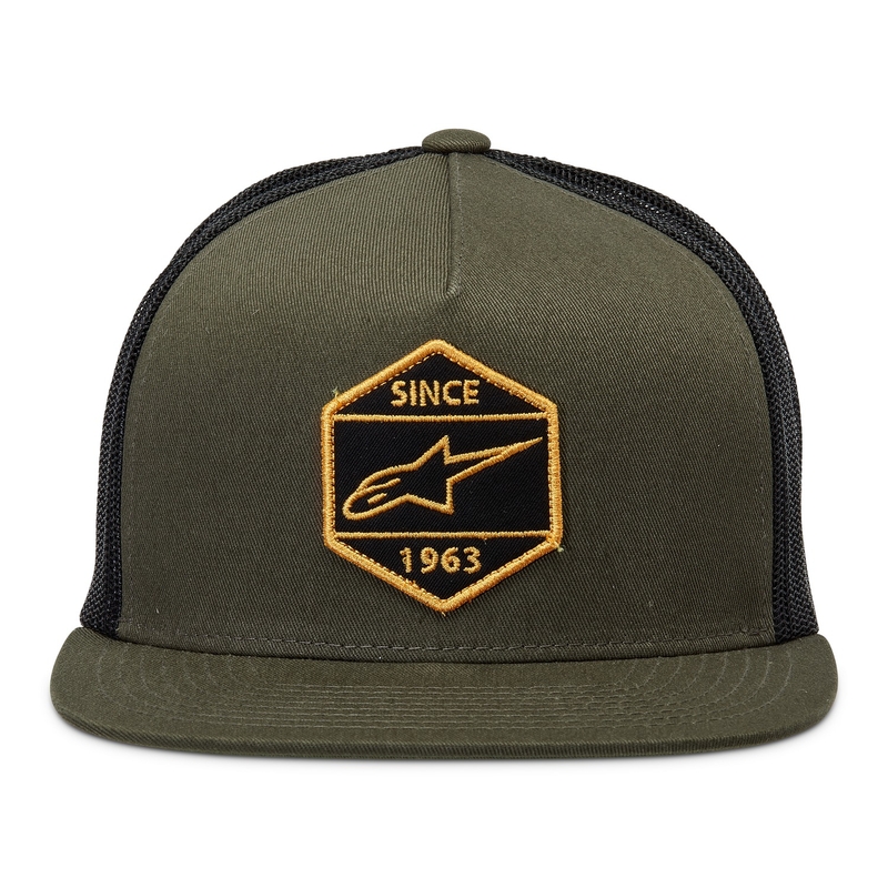 Kšiltovka Alpinestars Bolt Trucker zeleno-černá