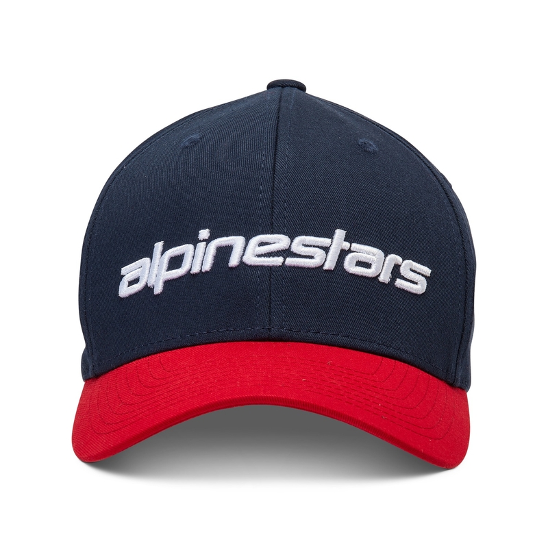 Gorra Alpinestars Linear rojo-azul-blanco