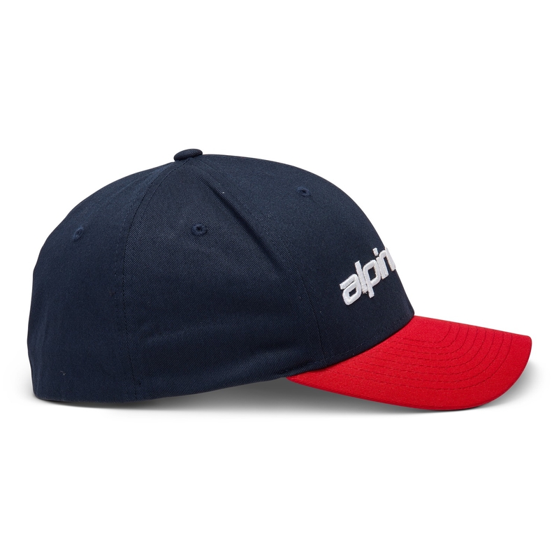 Gorra Alpinestars Linear rojo-azul-blanco