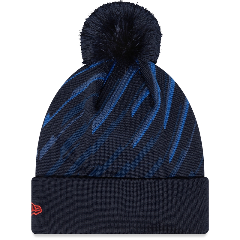 Gorra con pompón Red Bull Racing F1 azul