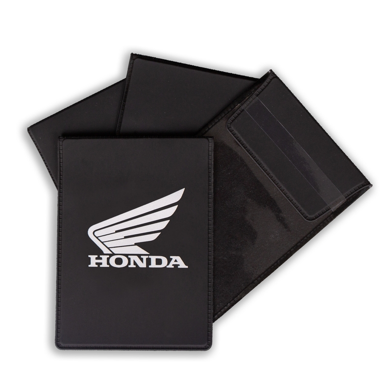 Funda para matrícula técnica Honda color blanco