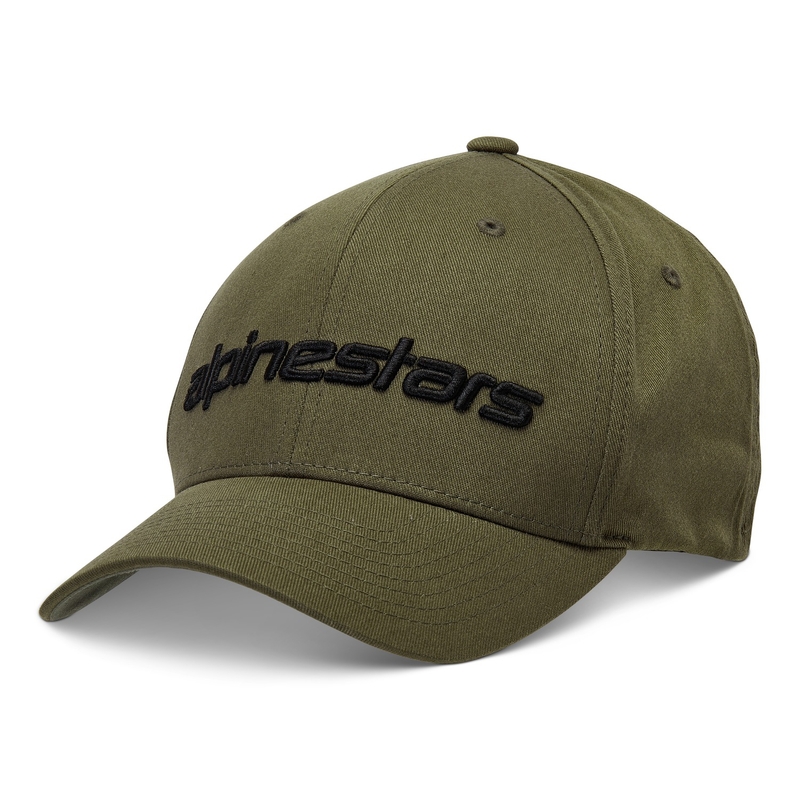 Gorra Alpinestars Linear verde-negro
