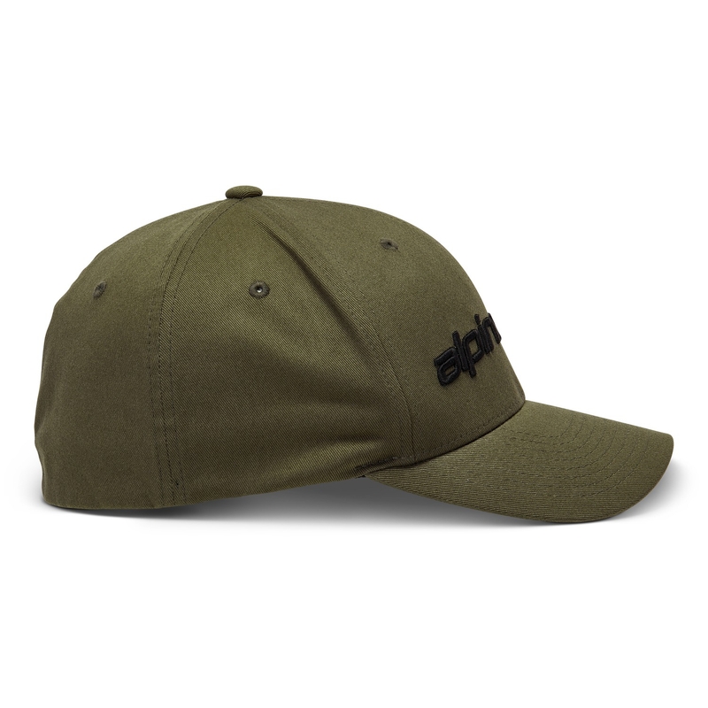 Gorra Alpinestars Linear verde-negro