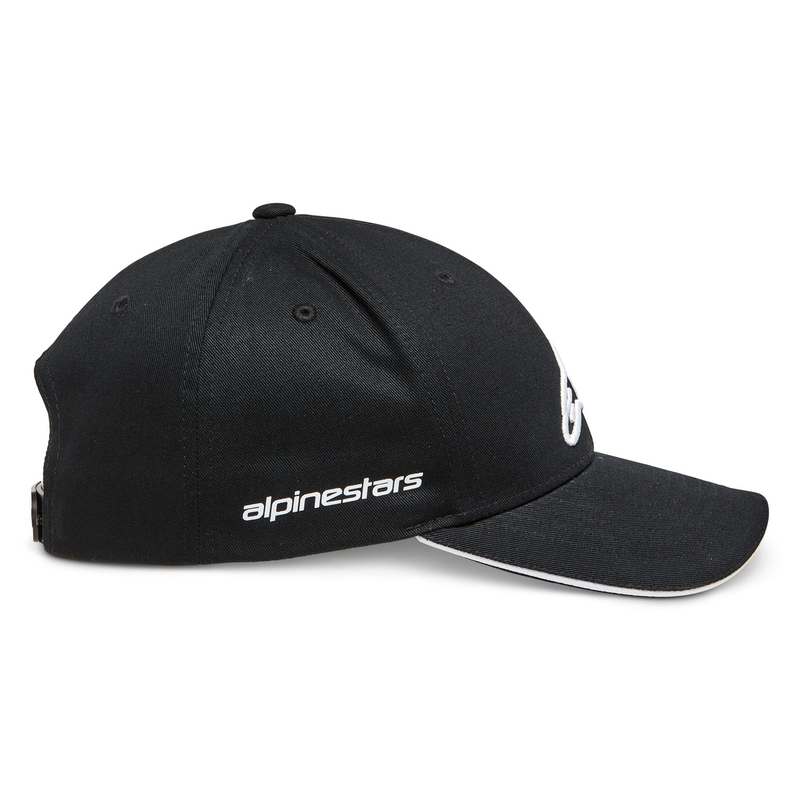 Gorra Alpinestars Rostrum blanca y negra