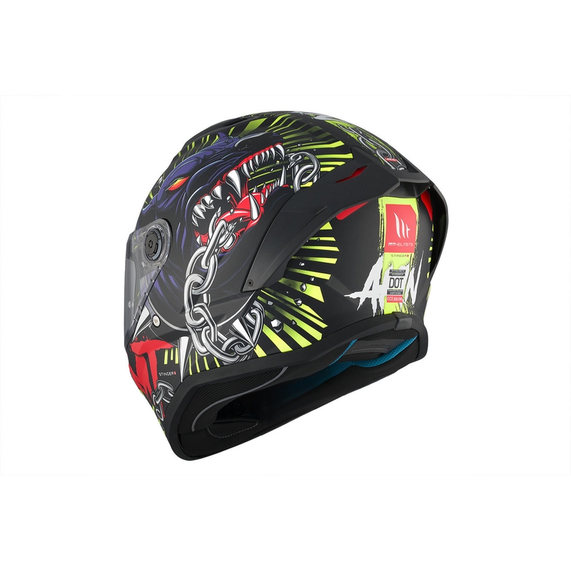 MT Stinger 2 Akin casco integral de moto mate