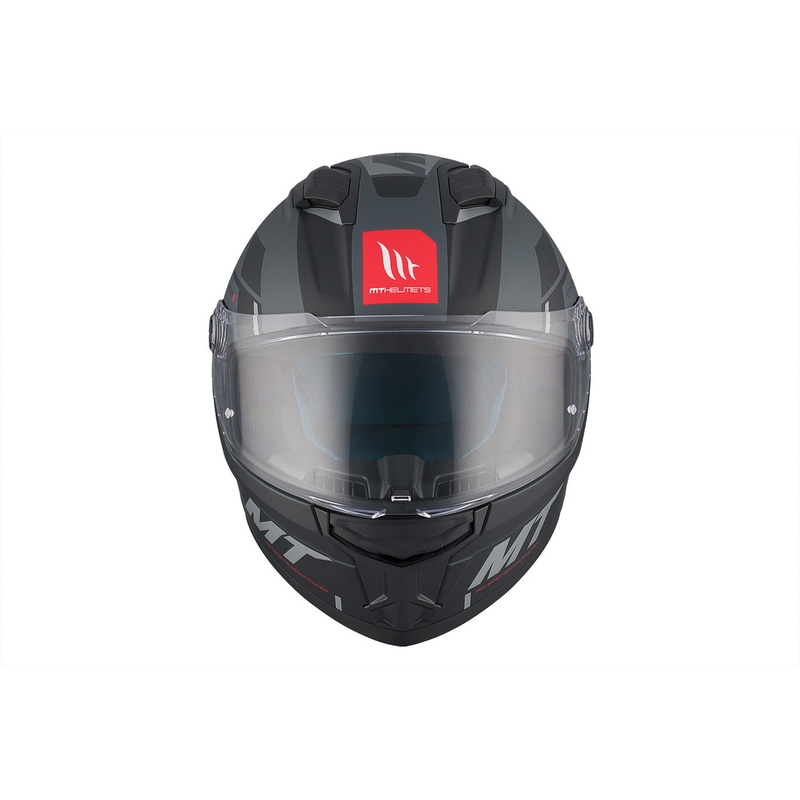 MT Stinger 2 Solid Zivze Negro-Gris Mate Casco Integral de Motocicleta liquidación