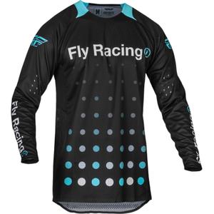 Maillot motocross FLY Racing Evolution DST 2024 negro y azul liquidación
