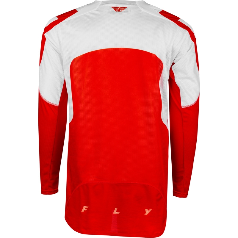 Maillot motocross FLY Racing Evolution DST 2024 rojo y blanco liquidación