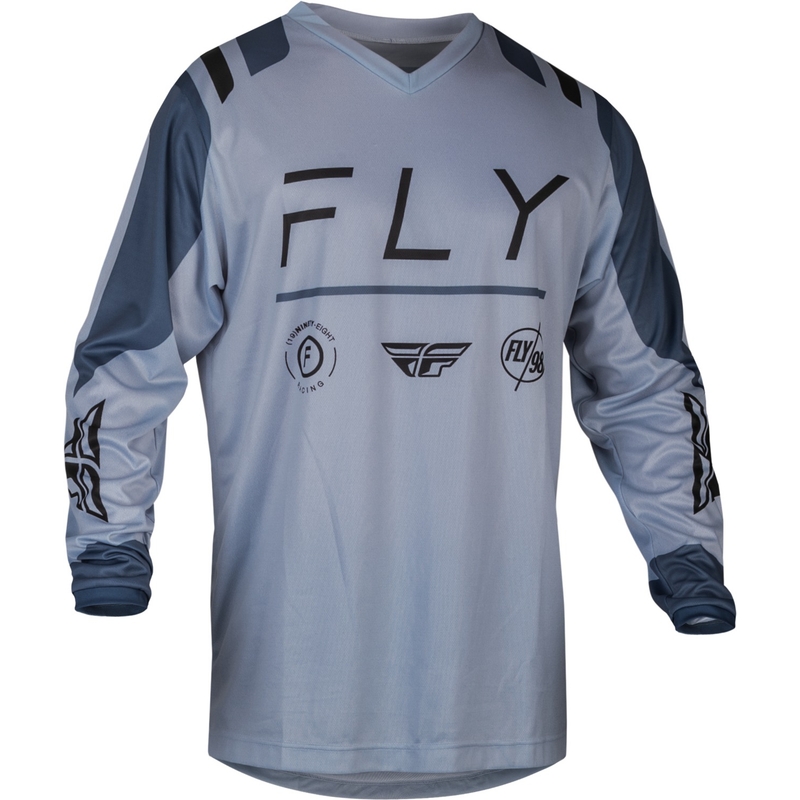 Maillot motocross FLY Racing F-16 Artic 2024 gris liquidación