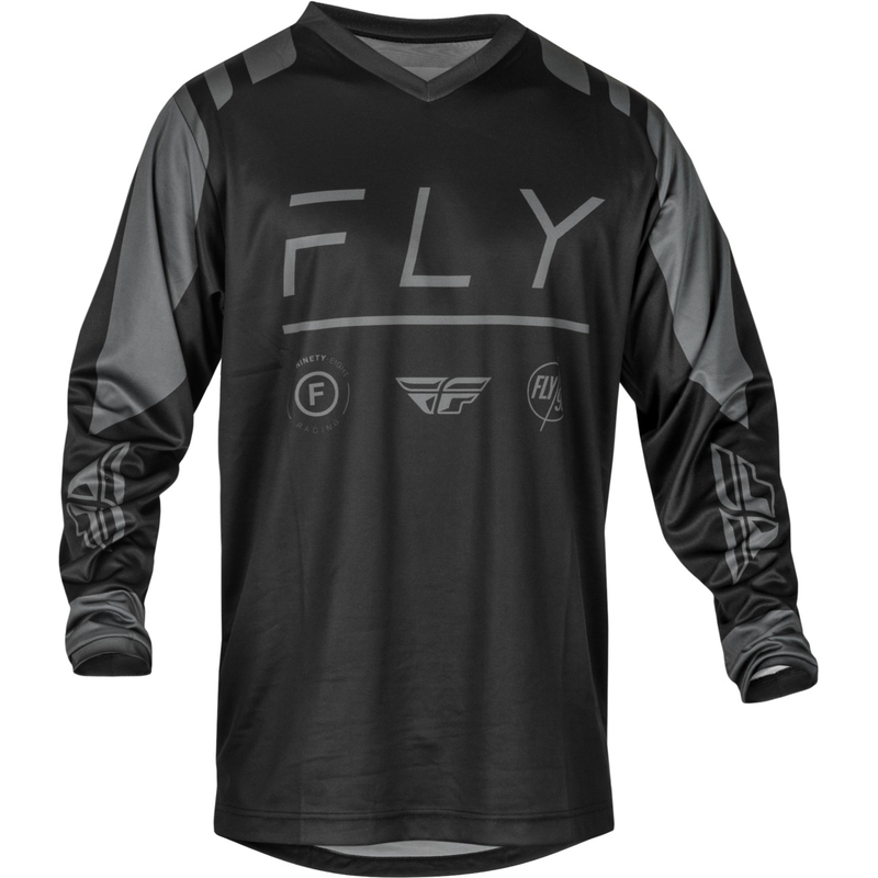 Maillot motocross FLY Racing F-16 2024 negro-gris