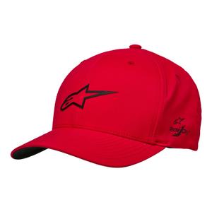 Gorra Alpinestars Ageless WP Tech roja y negra