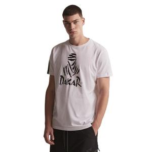 Camiseta DAKAR DKR Logo 123 blanco liquidación