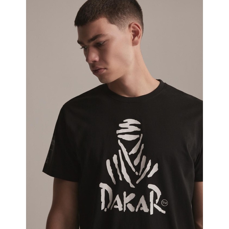 Camiseta DAKAR DKR Logo 123 negro