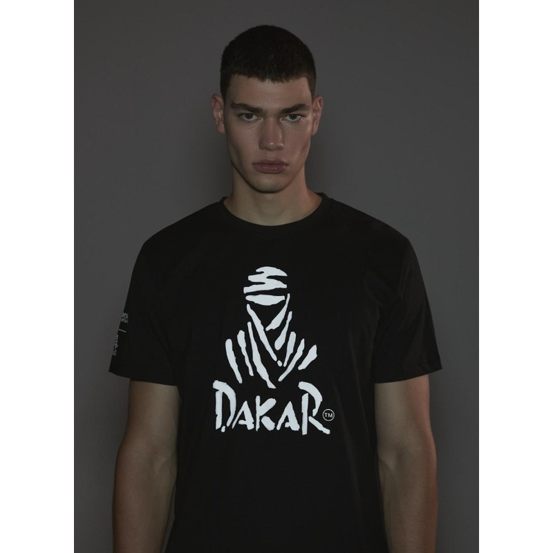 Camiseta DAKAR DKR Logo 123 negro