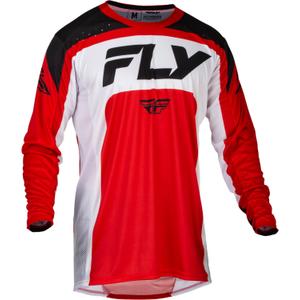 Maillot motocross FLY Racing Lite 2024 rojo-blanco-negro liquidación