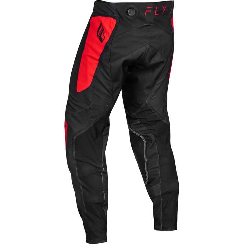 Pantalones de motocross FLY Racing Evolution DST negro-rojo en oferta liquidación