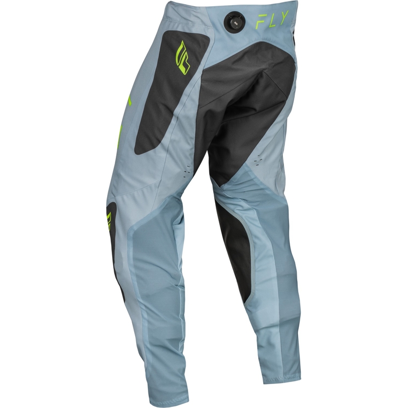 Pantalones motocross FLY Racing Evolution DST 2024 gris-negro-verde fluo liquidación