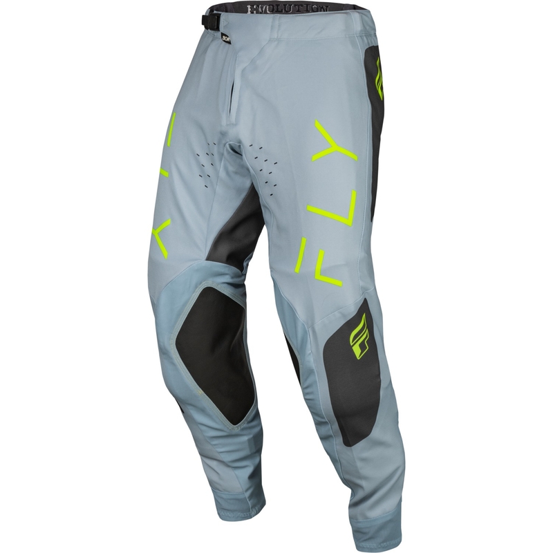 Pantalones motocross FLY Racing Evolution DST 2024 gris-negro-verde fluo liquidación