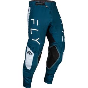 Pantalones motocross FLY Racing Evolution DST 2024 azul y blanco