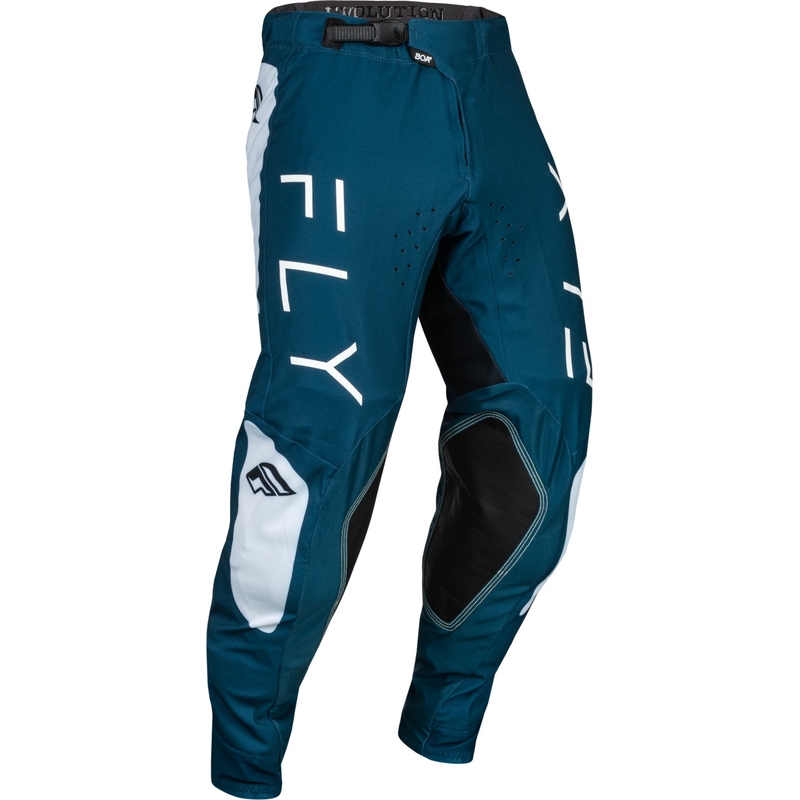 Pantalones de motocross FLY Racing Evolution DST azul-blanco